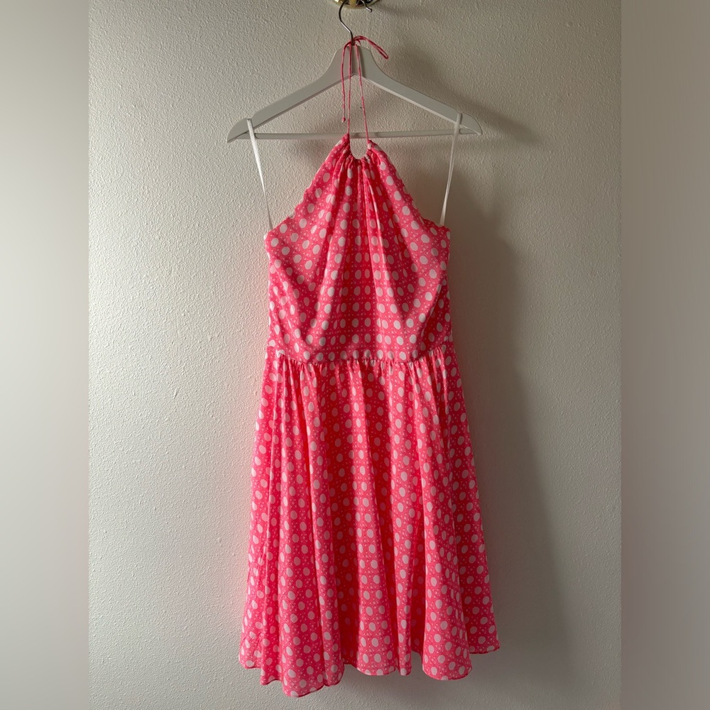 Vineyard Vines Caning Print Halter Dress
